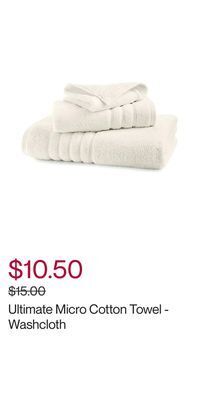 Hudson's Bay Ultimate micro cotton towel - washcloth offer