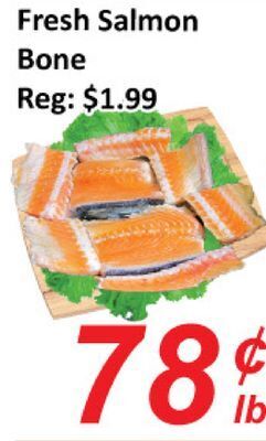Seasons Foodmart Fresh salmon bone offer