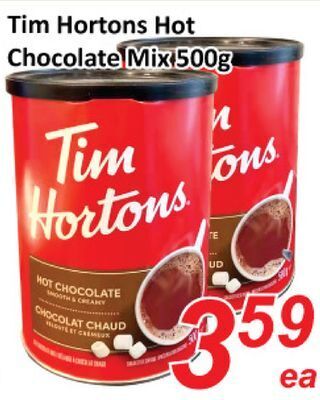 Seasons Foodmart Tim hortons hot chocolate mix offer