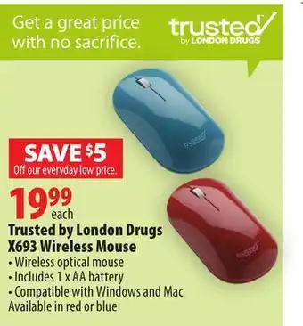 London Drugs Trusted by london drugs x693 wireless mouse offer