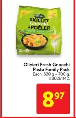 Walmart Olivieri fresh gnocchi pasta family pack offer