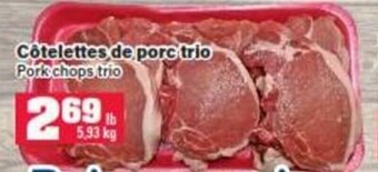 Frutta Si Pork Chops Trio offer