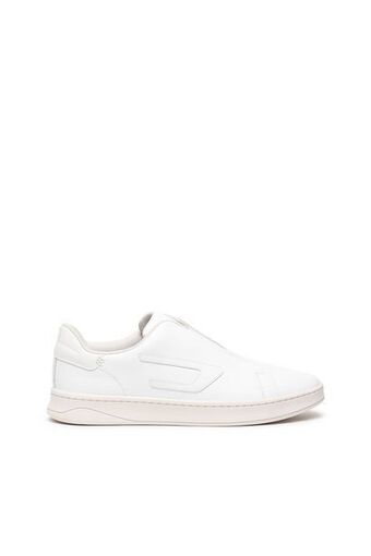Diesel Slip-on leather sneakers with d patch offer