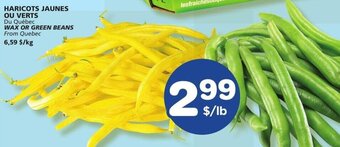 IGA Wax Or Green Beans offer