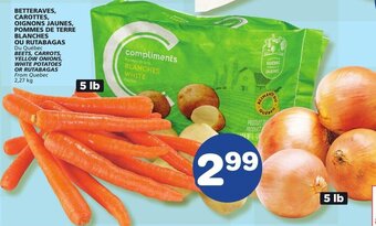 IGA Beets, Carrots, Yellow Onions, White Potatoes or Rutabagas offer