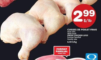 IGA Fresh Chicken Legs offer