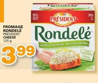 IGA Président Cheese 125g offer