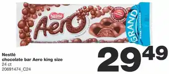 Wholesale Club Nestlé chocolate bar aero king size offer