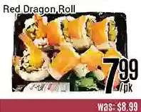 Nations Fresh Foods Red dragon roll offer