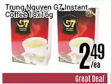 Nations Fresh Foods Trung nguyen g7 instant coffee offer