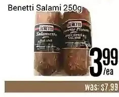 Nations Fresh Foods Benetti salami offer