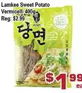 Top Food Supermarket Lamkee sweet potato vermicelli offer