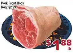 Top Food Supermarket Pork front hock offer