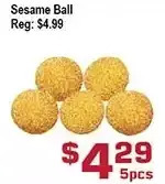 Top Food Supermarket Sesame ball offer