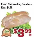 Top Food Supermarket Fresh chicken leg boneless offer