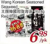 Tone Tai Supermarket Wang korean seasoned seaweed offer