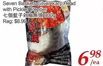 Tone Tai Supermarket Seven baskets silver carp head with pickled pepper offer