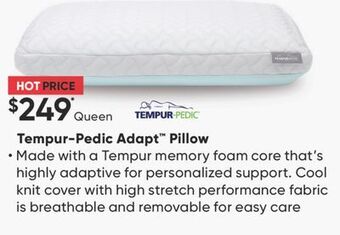 Sleep Country Tempur-pedic adapt pillow offer