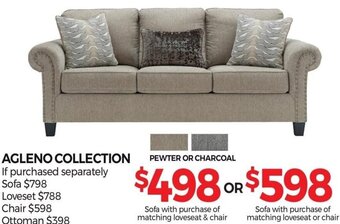 Tepperman's Agleno Collection Sofa offer