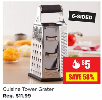 Kitchen Stuff Plus Cuisine tower grater offer