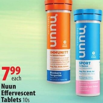 Nuun Effervescent Tablets 10s