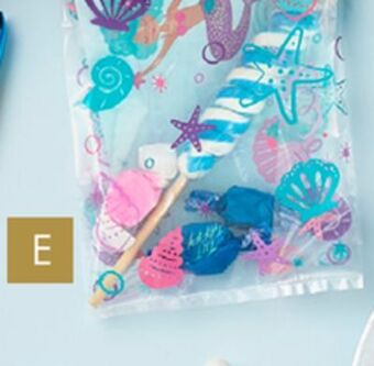 Party City Shimmering mermaids treat bags, 8-pk offer