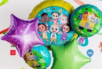 Party City Cocomelon balloon bouquet offer