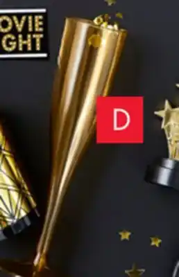 Party City Hollywood star trophies, 6-pk offer