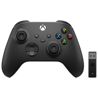 Best Buy Xbox wireless controller (2020) with wireless adapter - carbon black offer