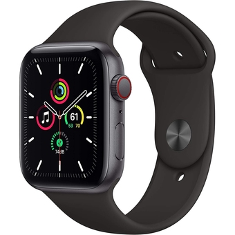 Best Buy Apple watch series se gps + cellular 40mm space gray aluminum case black sport band - certified refurbished offer