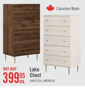 The Brick Lake chest - brown offer
