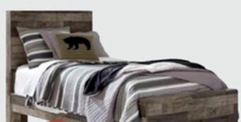 The Brick Derekson twin bed offer