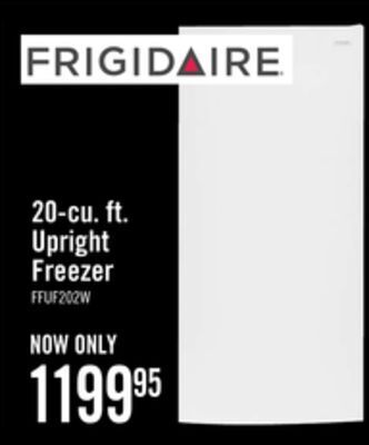 The Brick Frigidaire 20 cu. ft. upright freezer - ffuf2021aw offer