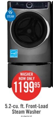 The Brick Electrolux 5.2 cu. ft. front-load washer - elfw7637at offer