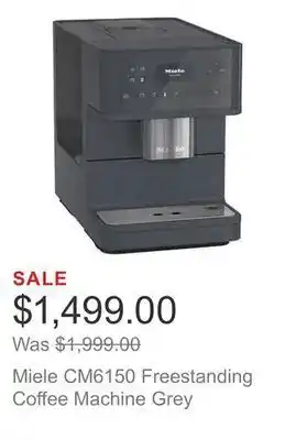 Costco Miele cm6150 freestanding coffee machine grey offer