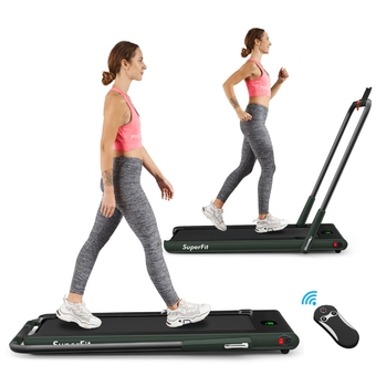 Best Buy Superfit 2.25hp 2 in 1 foldable under desk treadmill/walking pad remote control offer