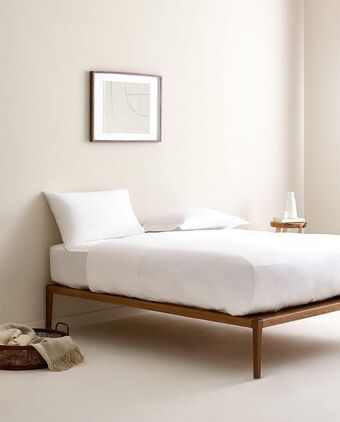 ZARA HOME (180 thread count) cotton percale duvet cover offer