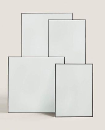 ZARA HOME Metal frame mirror offer