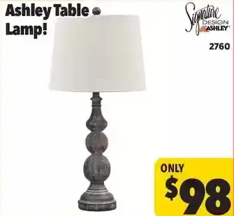 Surplus Furniture Mair black lamp offer