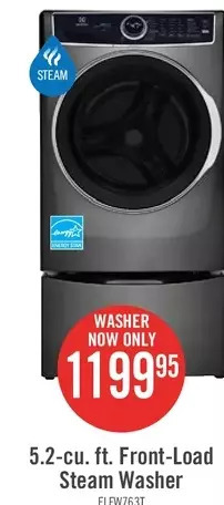 The Brick Electrolux 5.2 cu. ft. front-load washer - elfw7637at offer