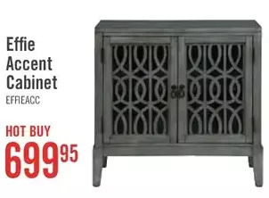 The Brick Effie accent cabinet - grey offer