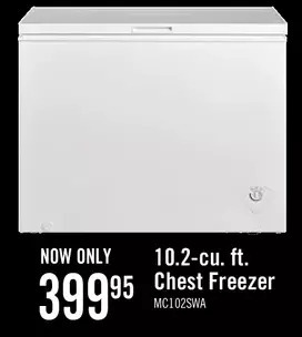 The Brick Midea 10.2 cu. ft. chest freezer – mc102swar0rc1 offer