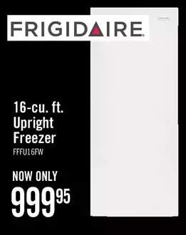 The Brick Frigidaire 16 cu. ft. upright freezer - fffu16f2vw offer