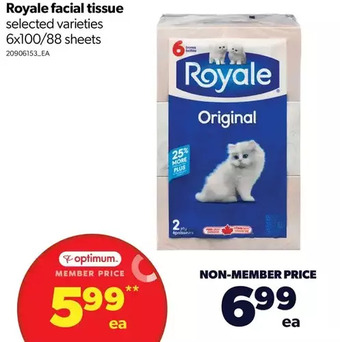 Real Canadian Superstore Royale facial tissue offer