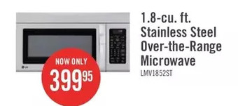 The Brick Lg 1.8 cu. ft. over-the-range microwave - lmv1852st offer