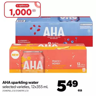 Real Canadian Superstore Aha sparkling water offer