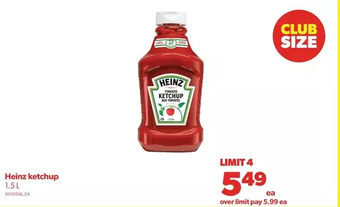 Real Canadian Superstore Heinz ketchup offer