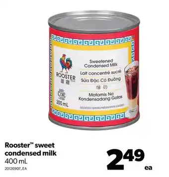 Real Canadian Superstore Rooster sweet condensed milk offer
