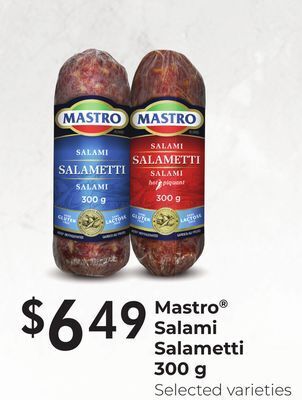FreshCo Mastro salami salametti offer
