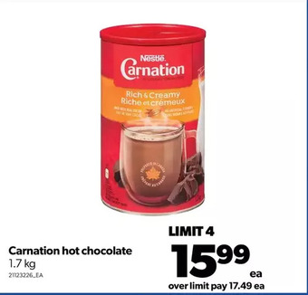 Real Canadian Superstore Carnation hot chocolate offer